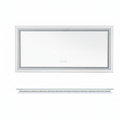 Large Dimmable Double LED Wall Bathroom Mirror Smart Touch Antifog Vanity Mirror