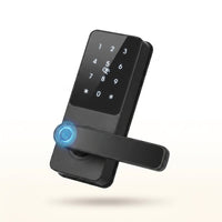 Smart Lock 5 in 1 Smart Door Knob Fingerprint Deadbolt with App Control Bluetooth Smart Lock Keyless Entry Door Lock — Studio Shot