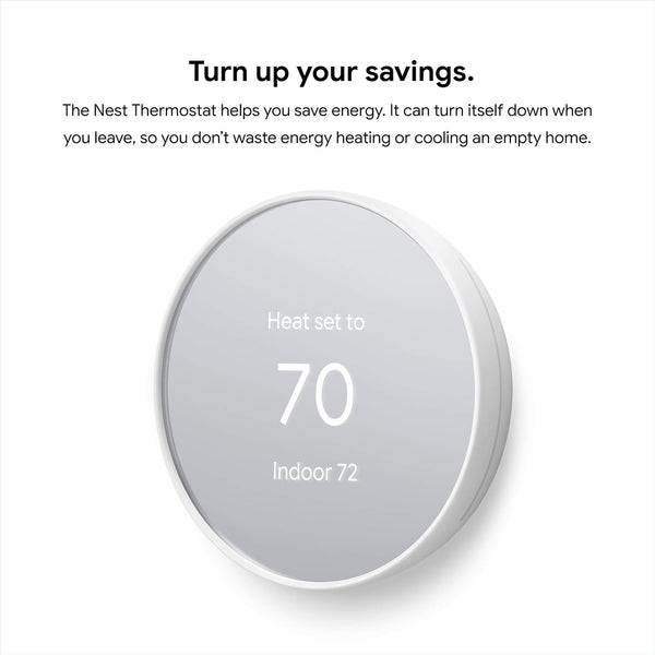 Smart Thermostat for Home - Programmable Wifi Thermostat - Snow