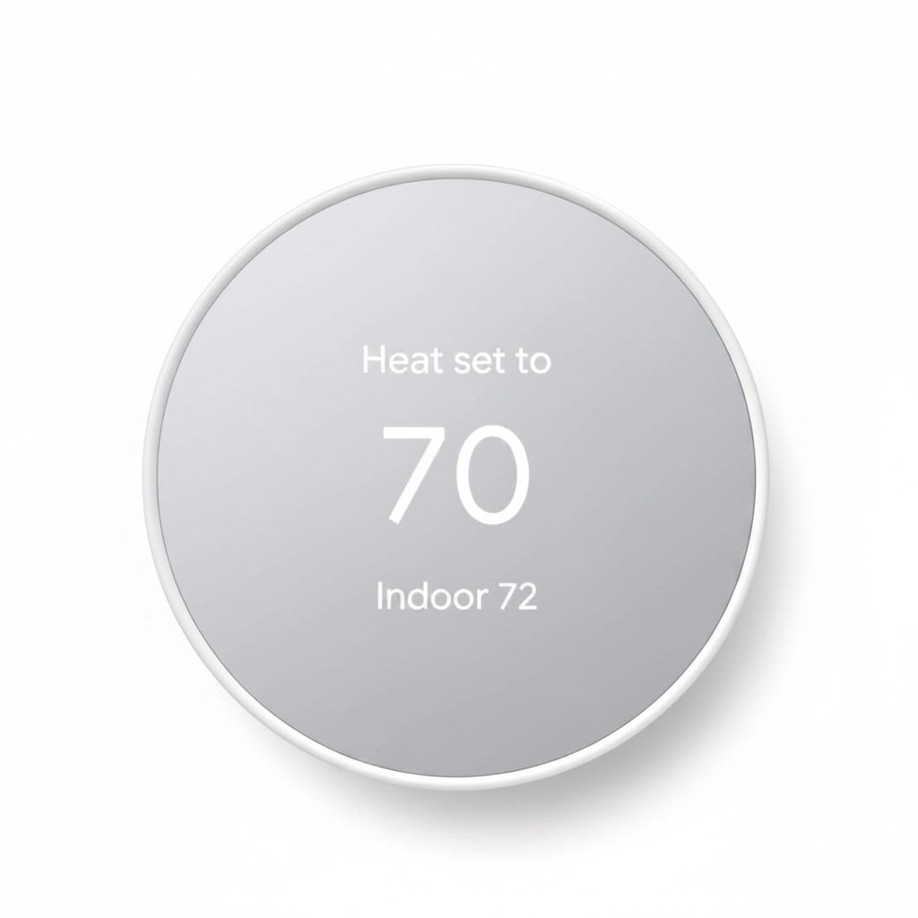 Smart Thermostat for Home - Programmable Wifi Thermostat - Snow
