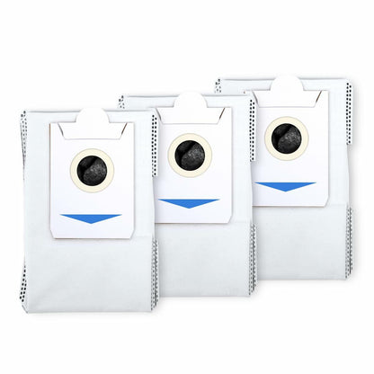 ECOVACS Dustbag 3 Pcs for DEEBOT X2 OMNI X2 COMBO Robot Vacuum White